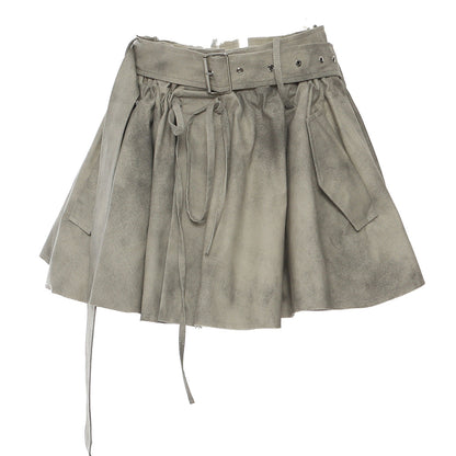 Camouflage Ink Skirt Suit Skirt