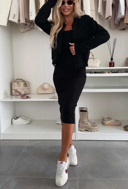 Clidress Slip Dress & Jacket Set