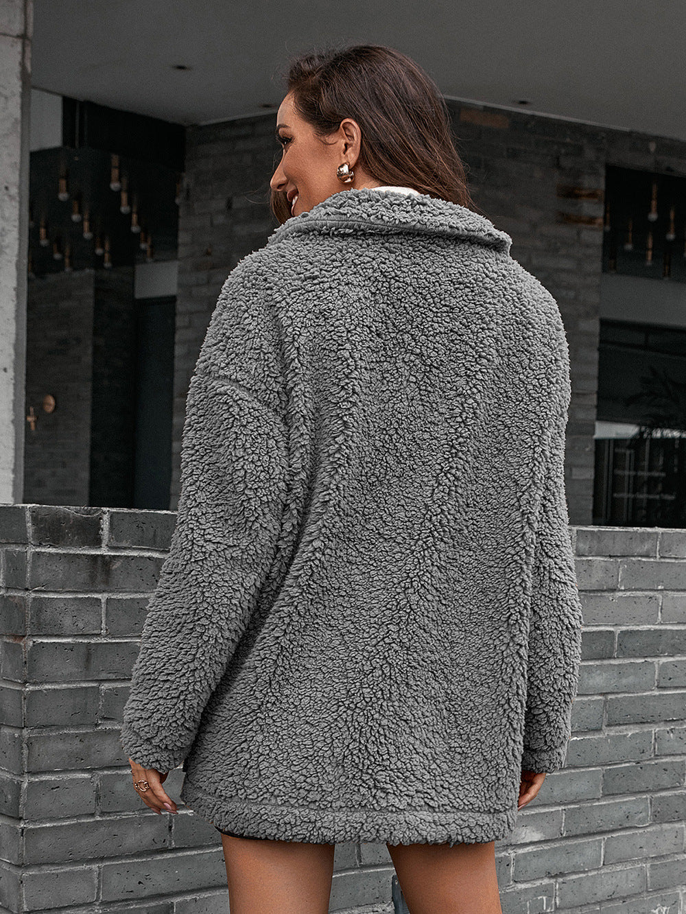 Bubble Velvet Furry Jacket