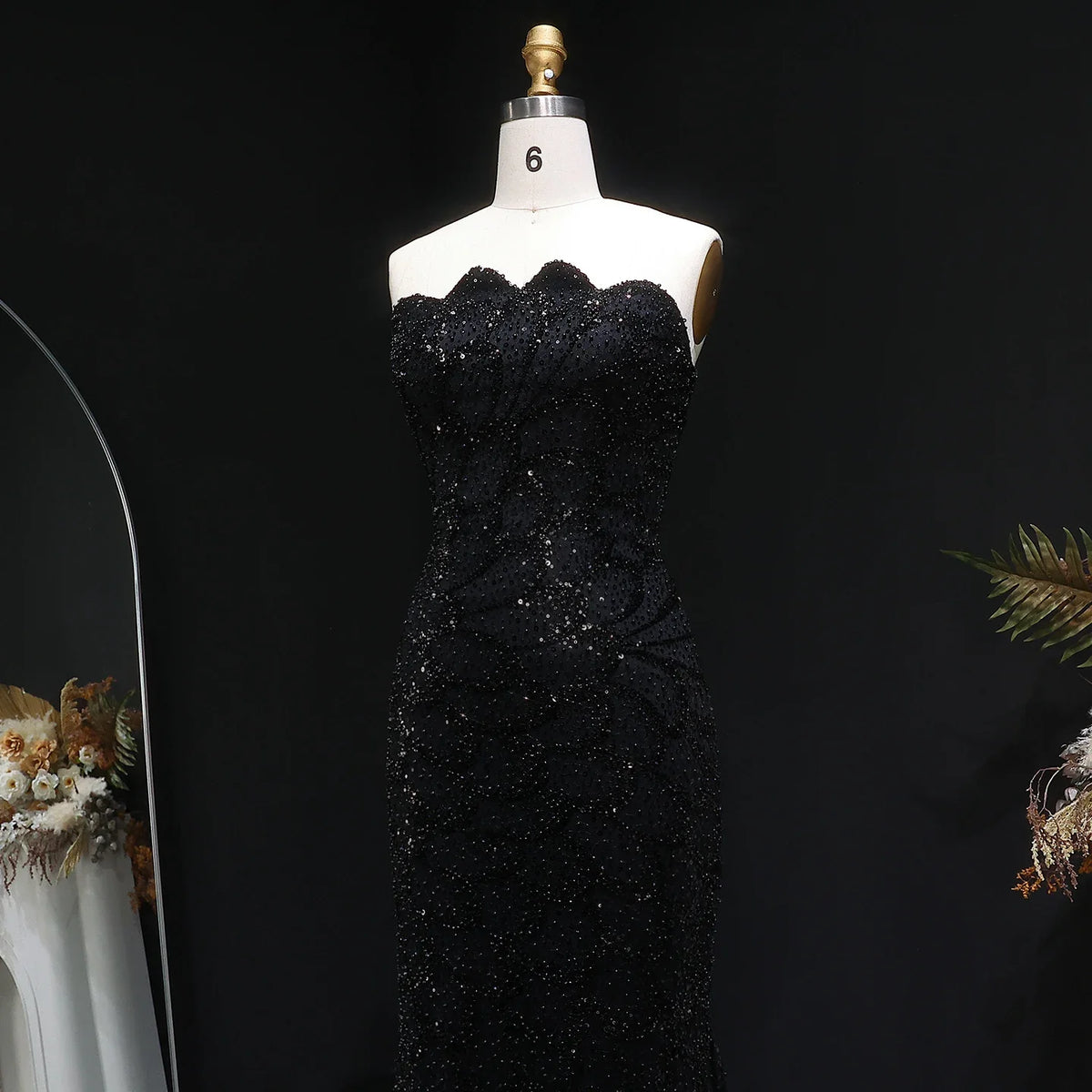 Annina Strapless Evening Gown