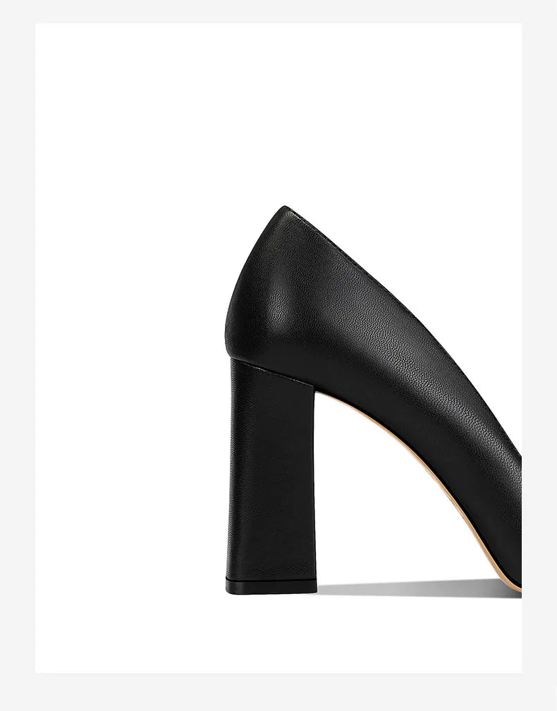 Loretta Square Heel Shoes