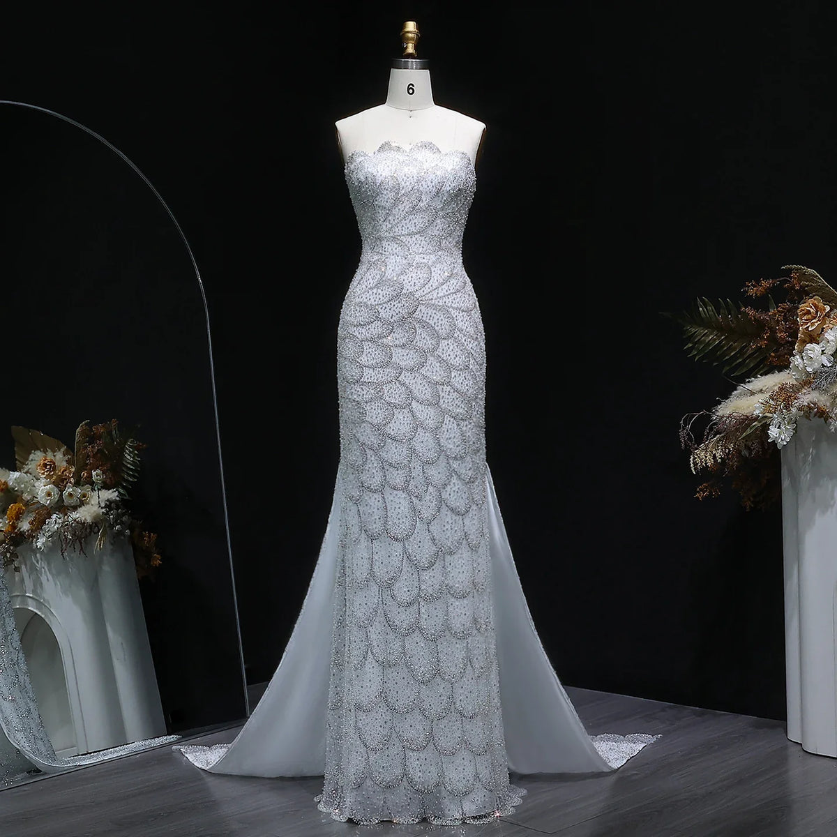 Annina Strapless Evening Gown