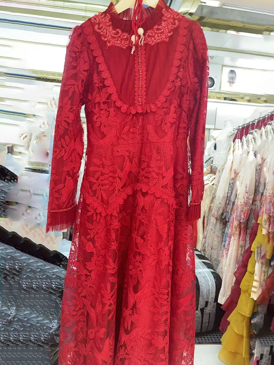 Mirela Embroidered Dress