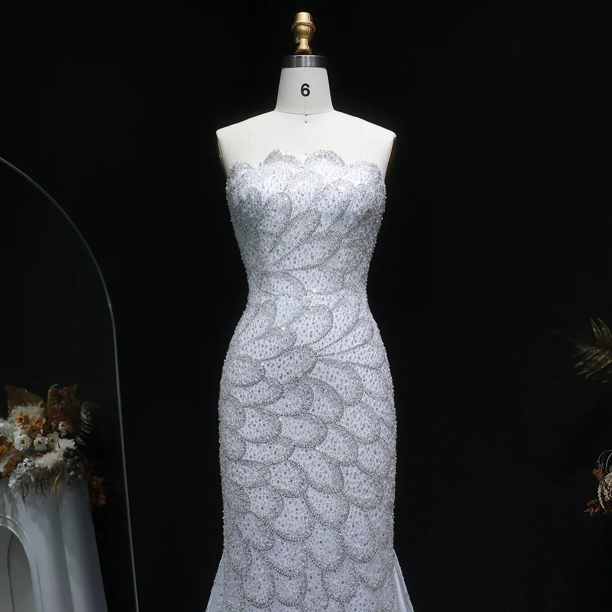 Annina Strapless Evening Gown