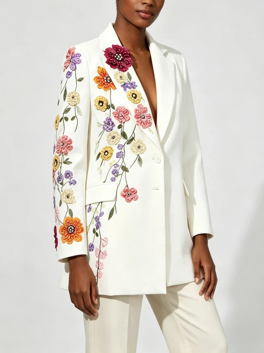 Regal Floral Blazer