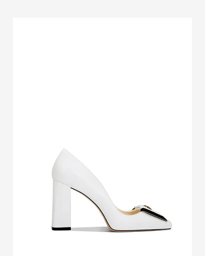 Loretta Square Heel Shoes