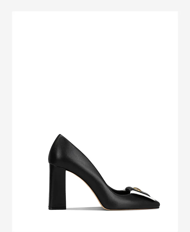 Loretta Square Heel Shoes
