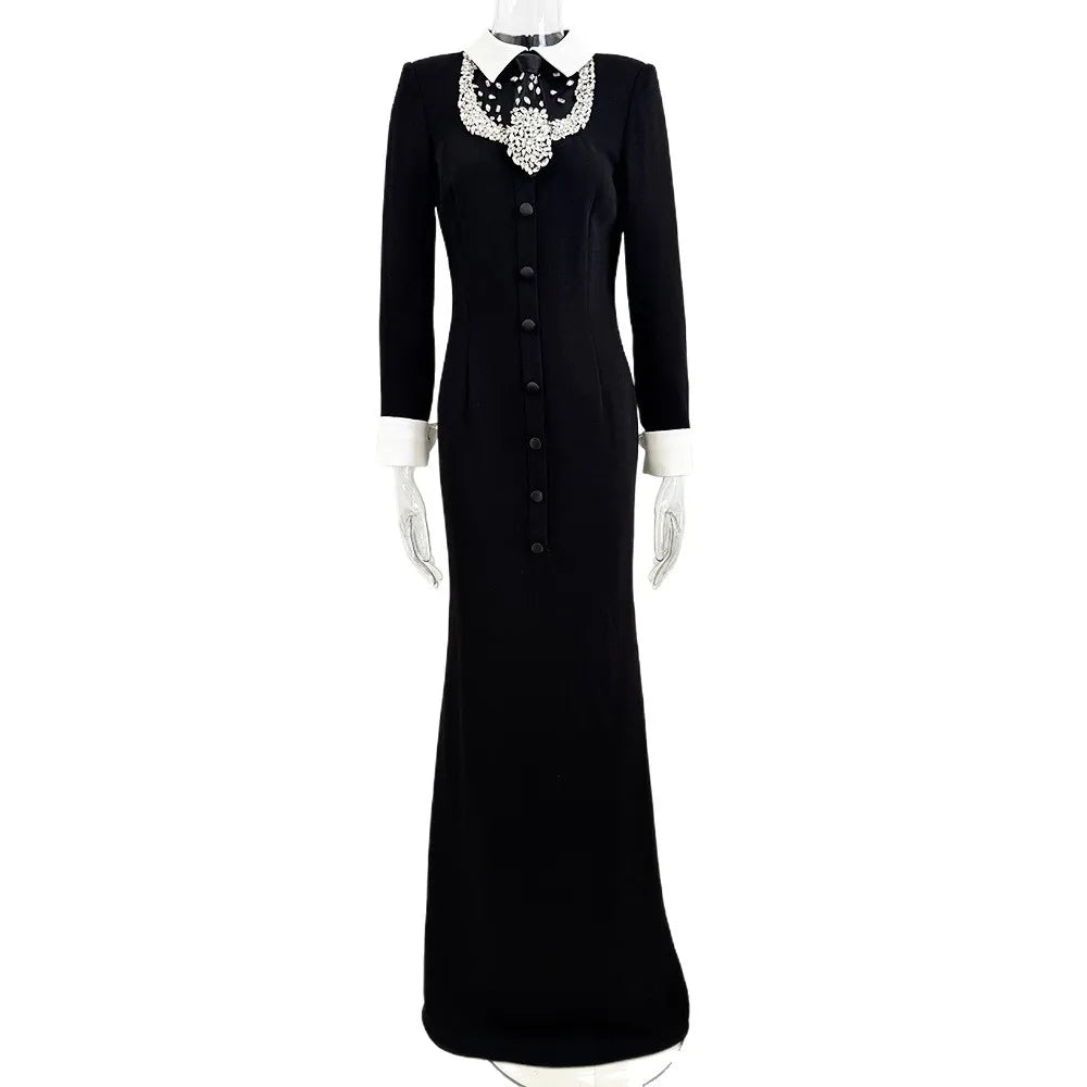 Opaline Beaded Maxi Dress