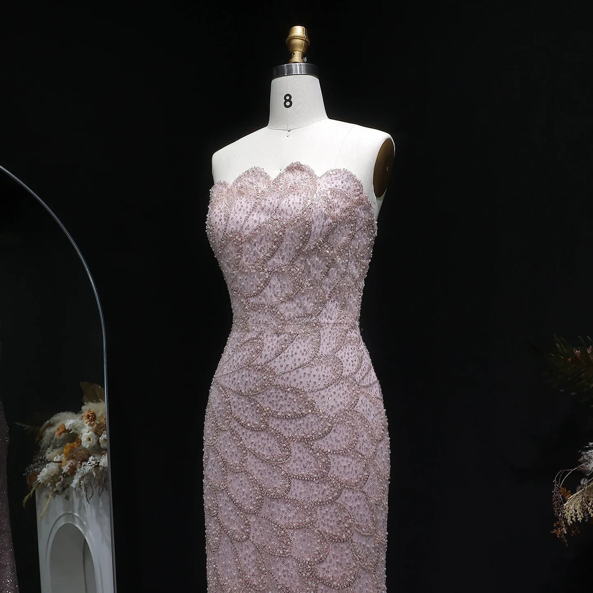 Annina Strapless Evening Gown