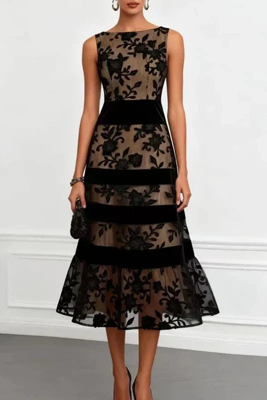 Lunaria Embroidered Maxi Dress