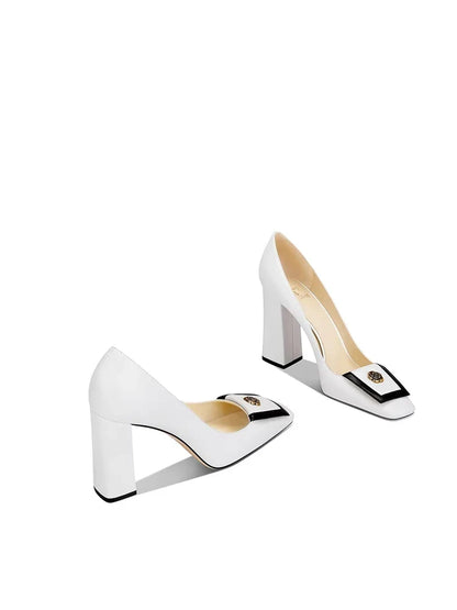 Loretta Square Heel Shoes