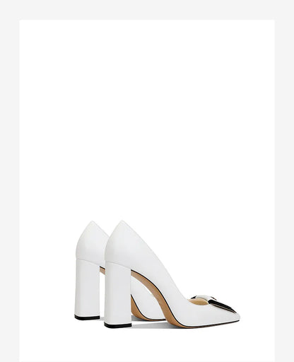 Loretta Square Heel Shoes