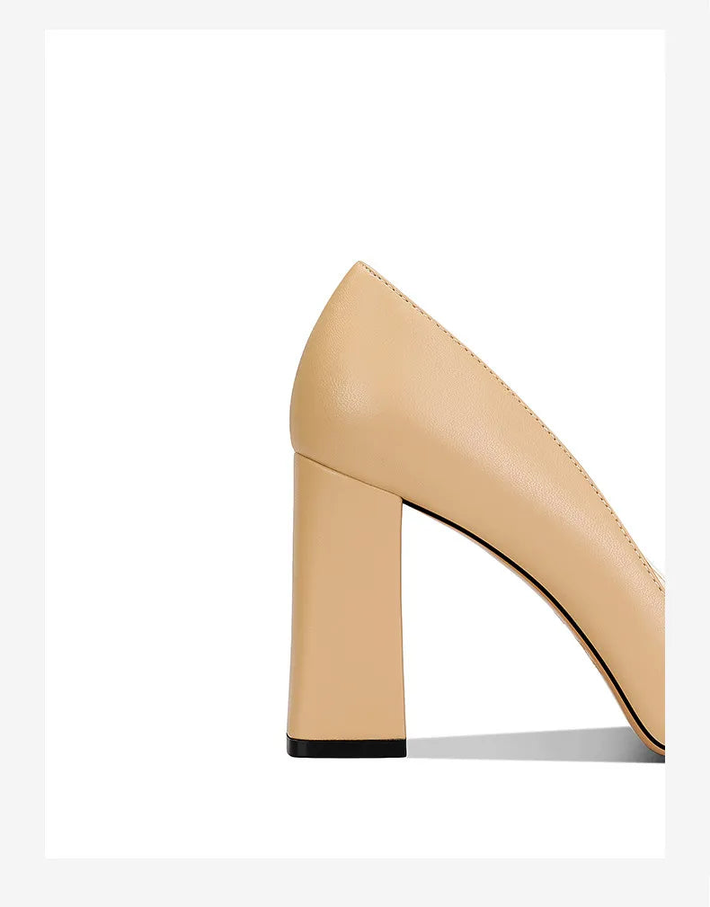 Loretta Square Heel Shoes