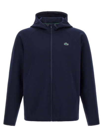 Lacoste Blue Interlock Hoodie