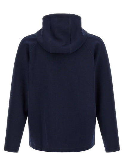 Lacoste Blue Interlock Hoodie