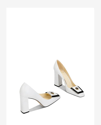 Loretta Square Heel Shoes