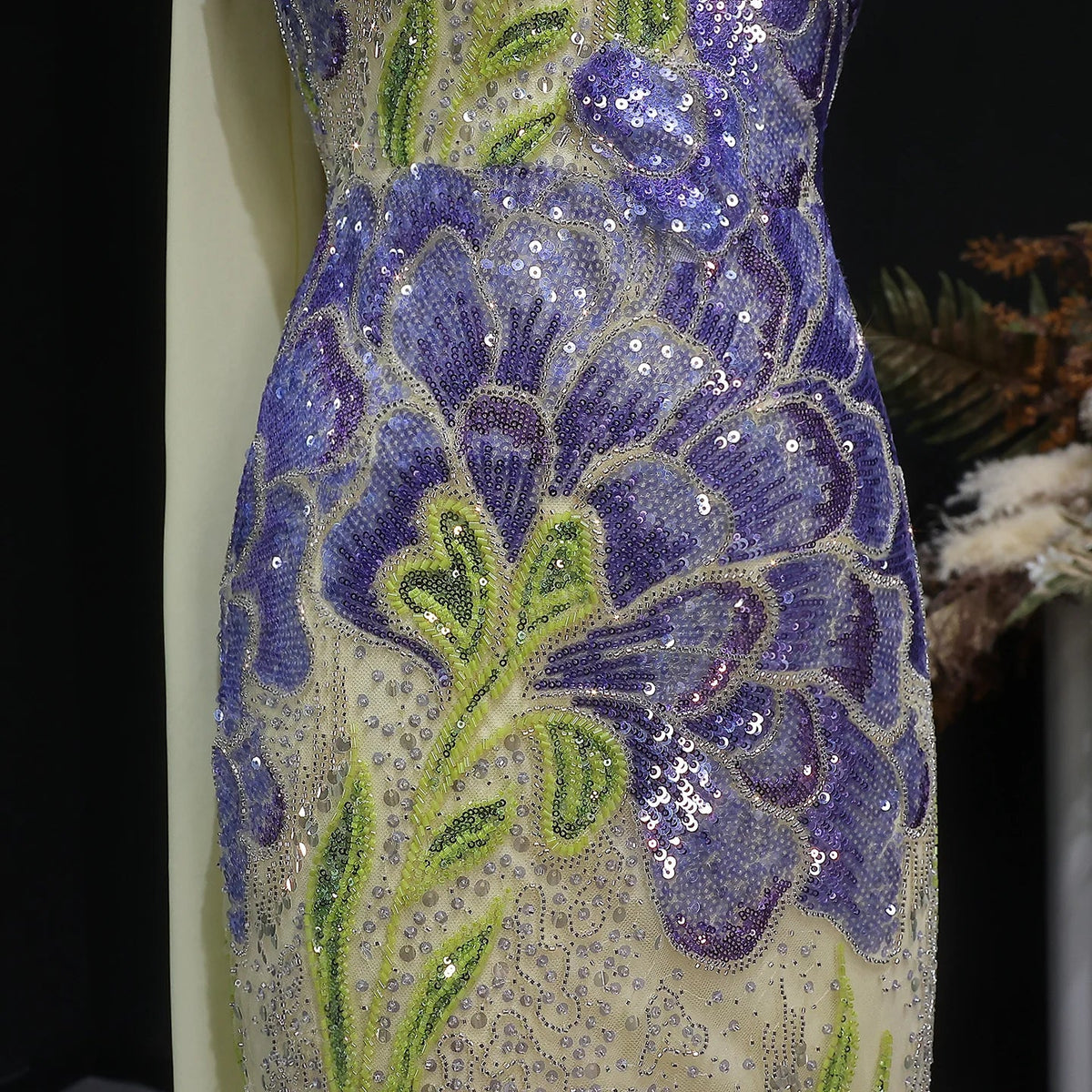 Nefeli Sequin Mermaid Gown