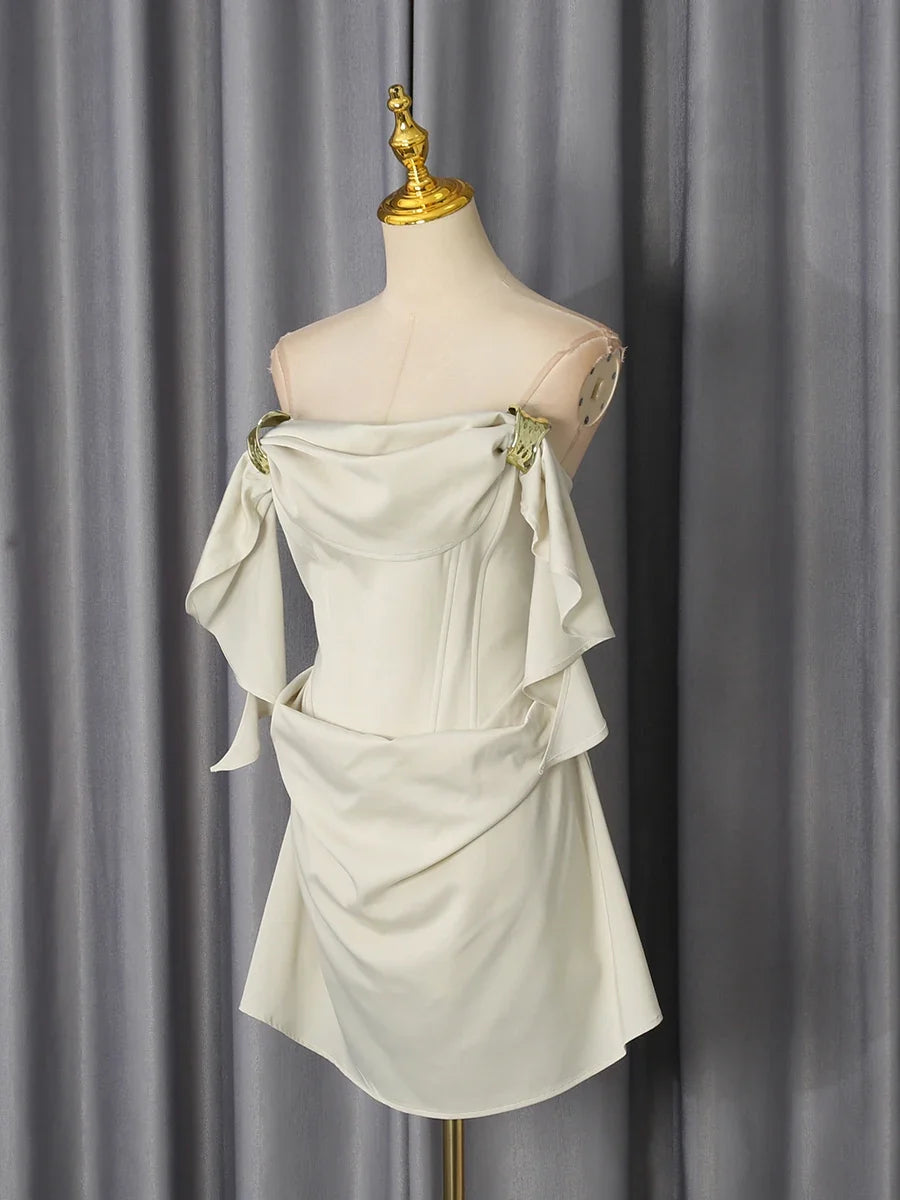 Majesty Satin Mini Dress