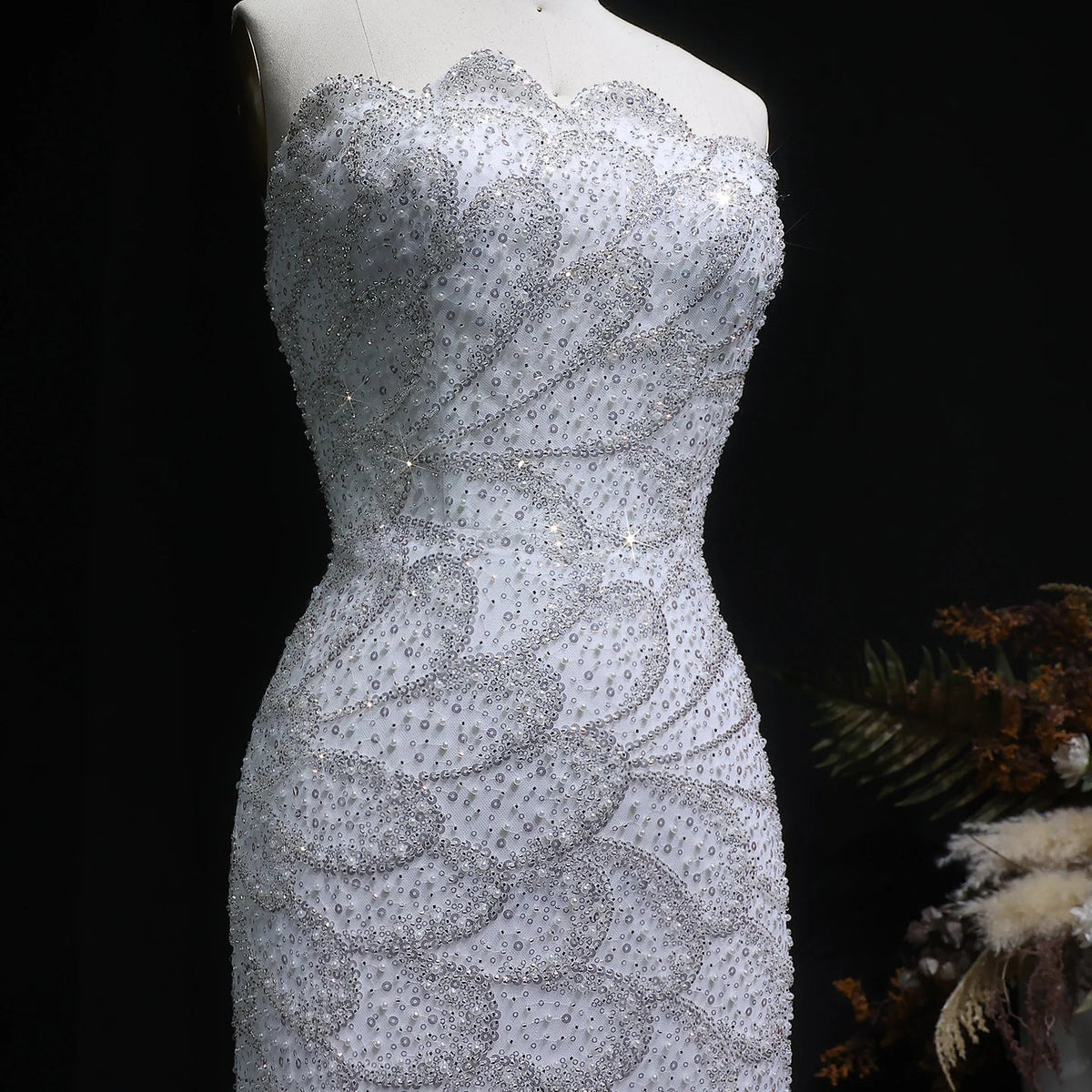 Annina Strapless Evening Gown