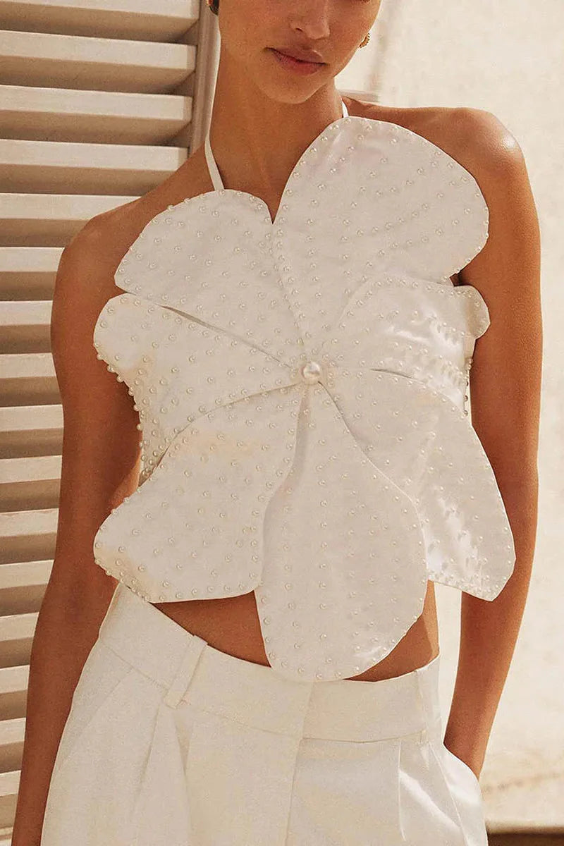 Hera Pearl Bloom Top