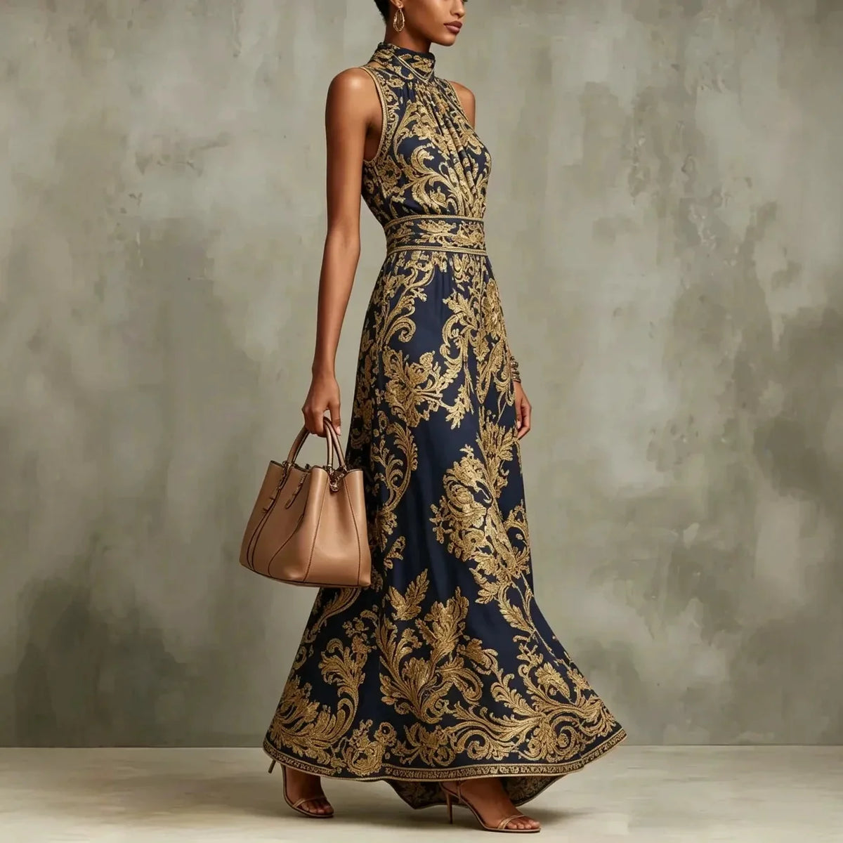 Seren Halter Maxi Dress
