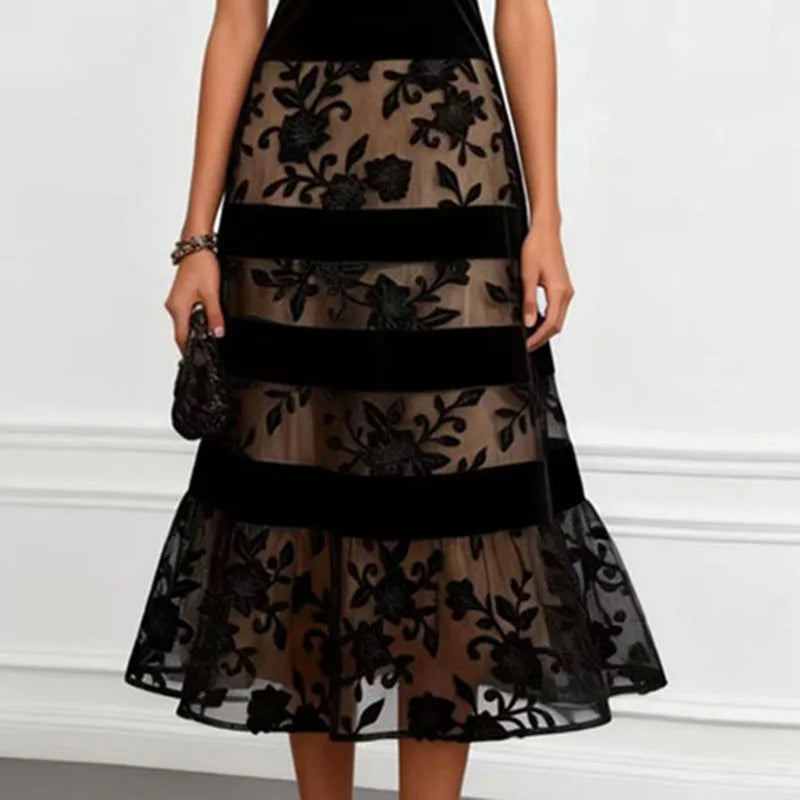 Lunaria Embroidered Maxi Dress