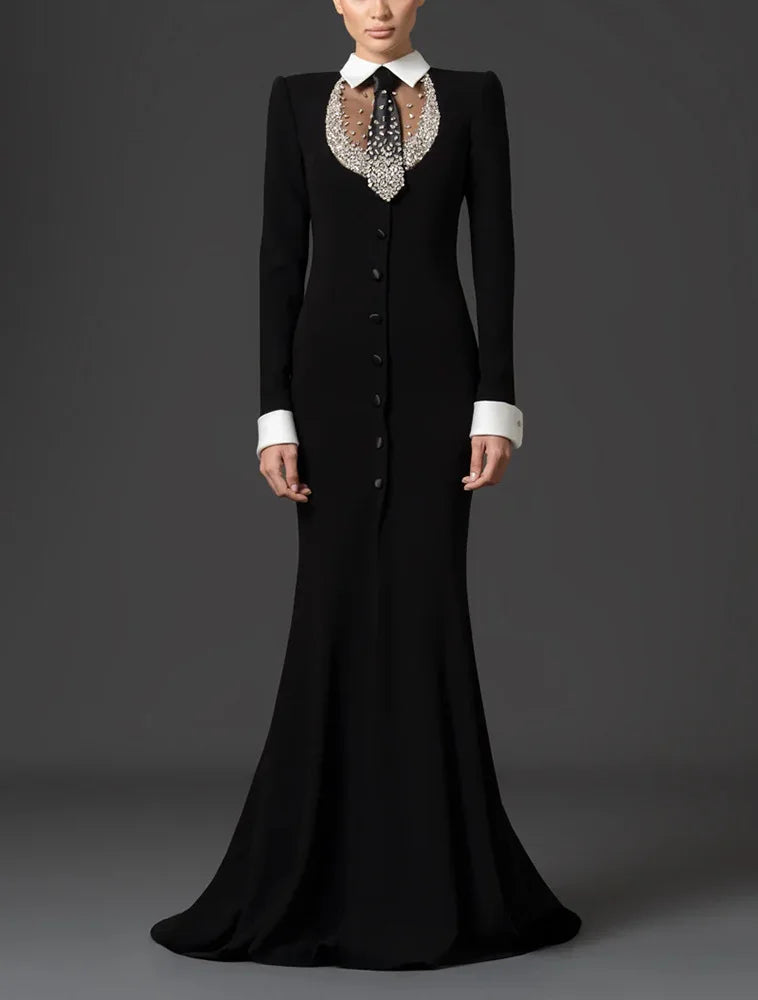 Opaline Beaded Maxi Dress