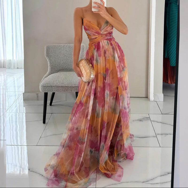 Sofia Amoretti Bloom Evening Maxi Dress