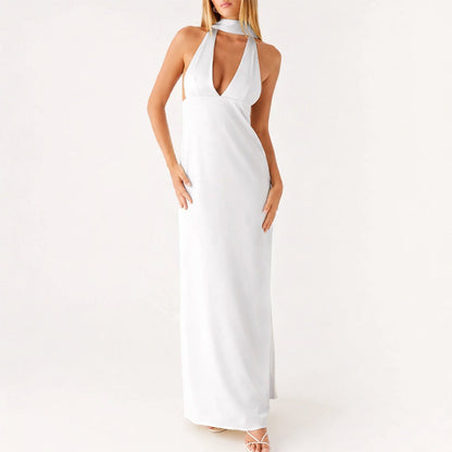 Sofia Amoretti Halter Neck Maxi Dress