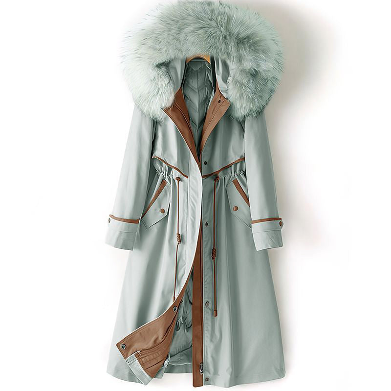 Sofia Amoretti Long Parka with Detachable Down Liner
