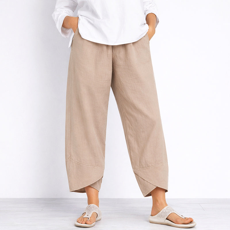 Sofia Amoretti Loose Fit Cropped Pants
