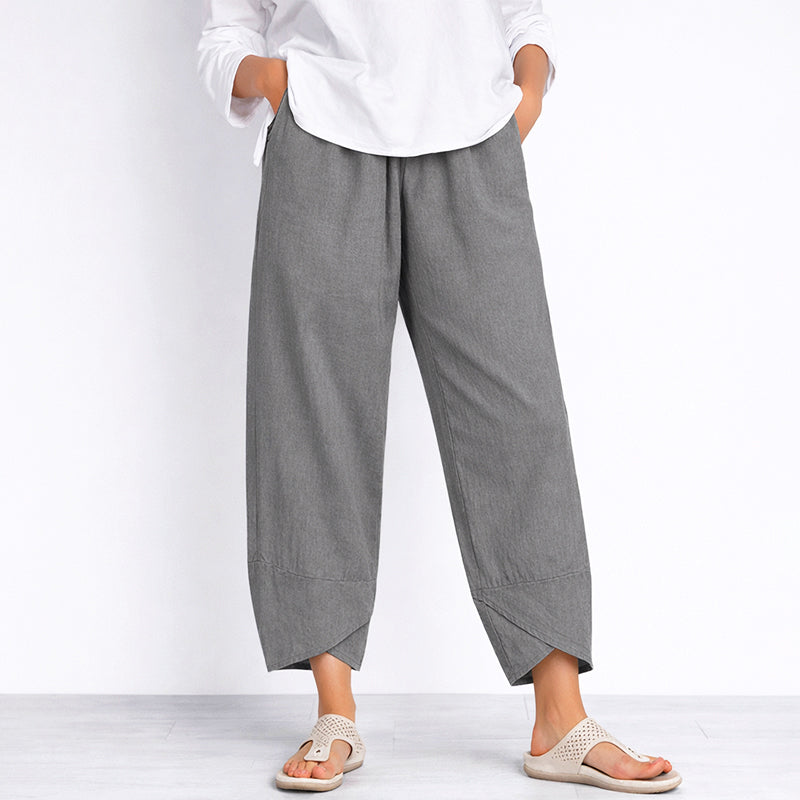 Sofia Amoretti Loose Fit Cropped Pants
