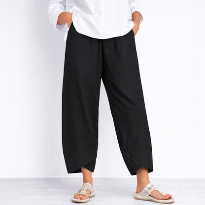 Sofia Amoretti Loose Fit Cropped Pants