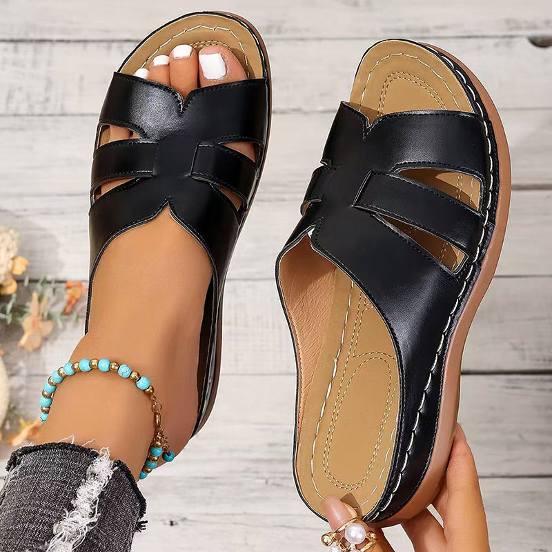 Sofia Amoretti Open-Toe Mule Sandals