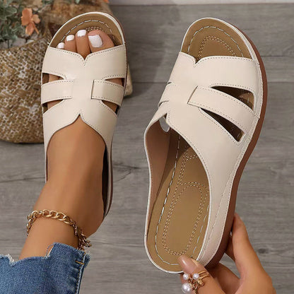 Sofia Amoretti Open-Toe Mule Sandals