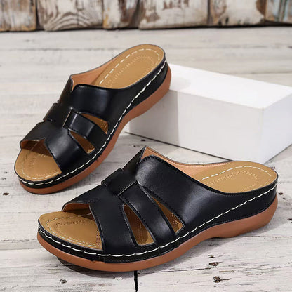 Sofia Amoretti Open-Toe Mule Sandals