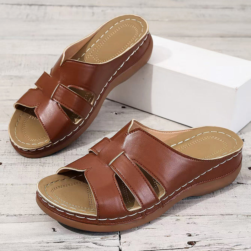 Sofia Amoretti Open-Toe Mule Sandals