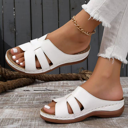 Sofia Amoretti Open-Toe Mule Sandals