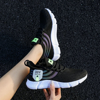 Sofia Amoretti Running Sneakers with Contrast Stripes