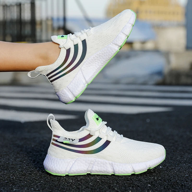 Sofia Amoretti Running Sneakers with Contrast Stripes