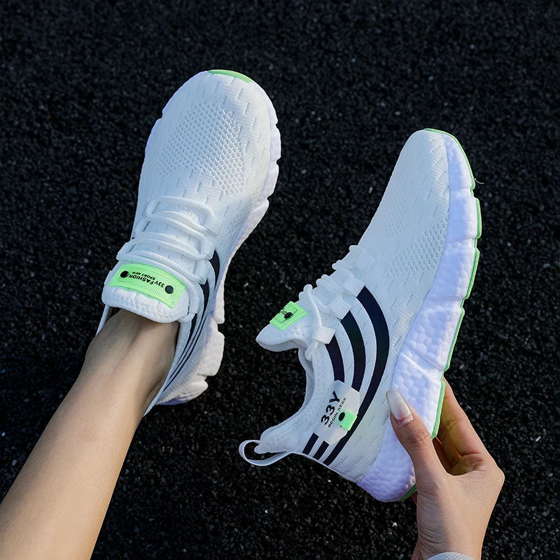 Sofia Amoretti Running Sneakers with Contrast Stripes