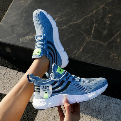 Sofia Amoretti Running Sneakers with Contrast Stripes