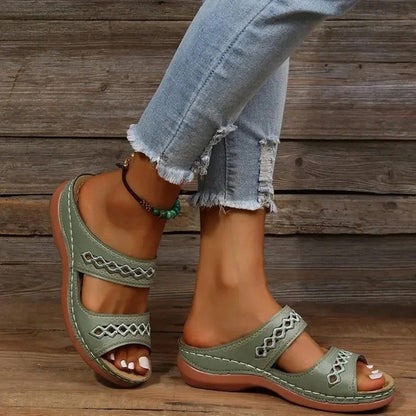 Sofia Amoretti Sandals with Decorative Cutout Straps