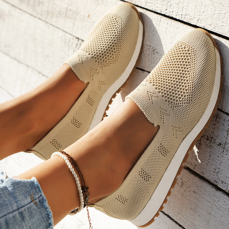Sofia Amoretti Slip-On Mesh Shoes