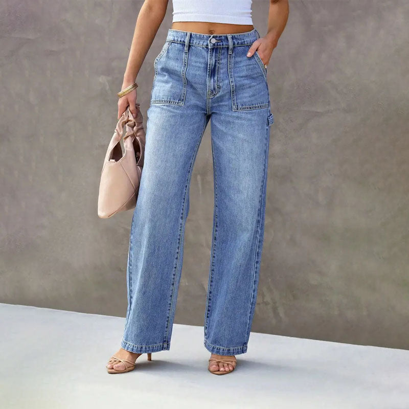 Sofia Amoretti Straight-Leg Jeans