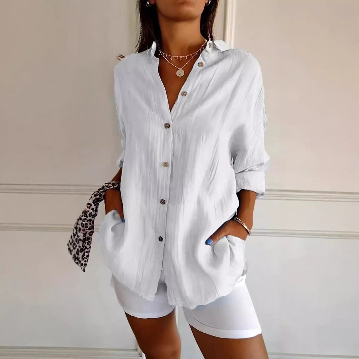 Sofia Amoretti Verona Pleated Shirt
