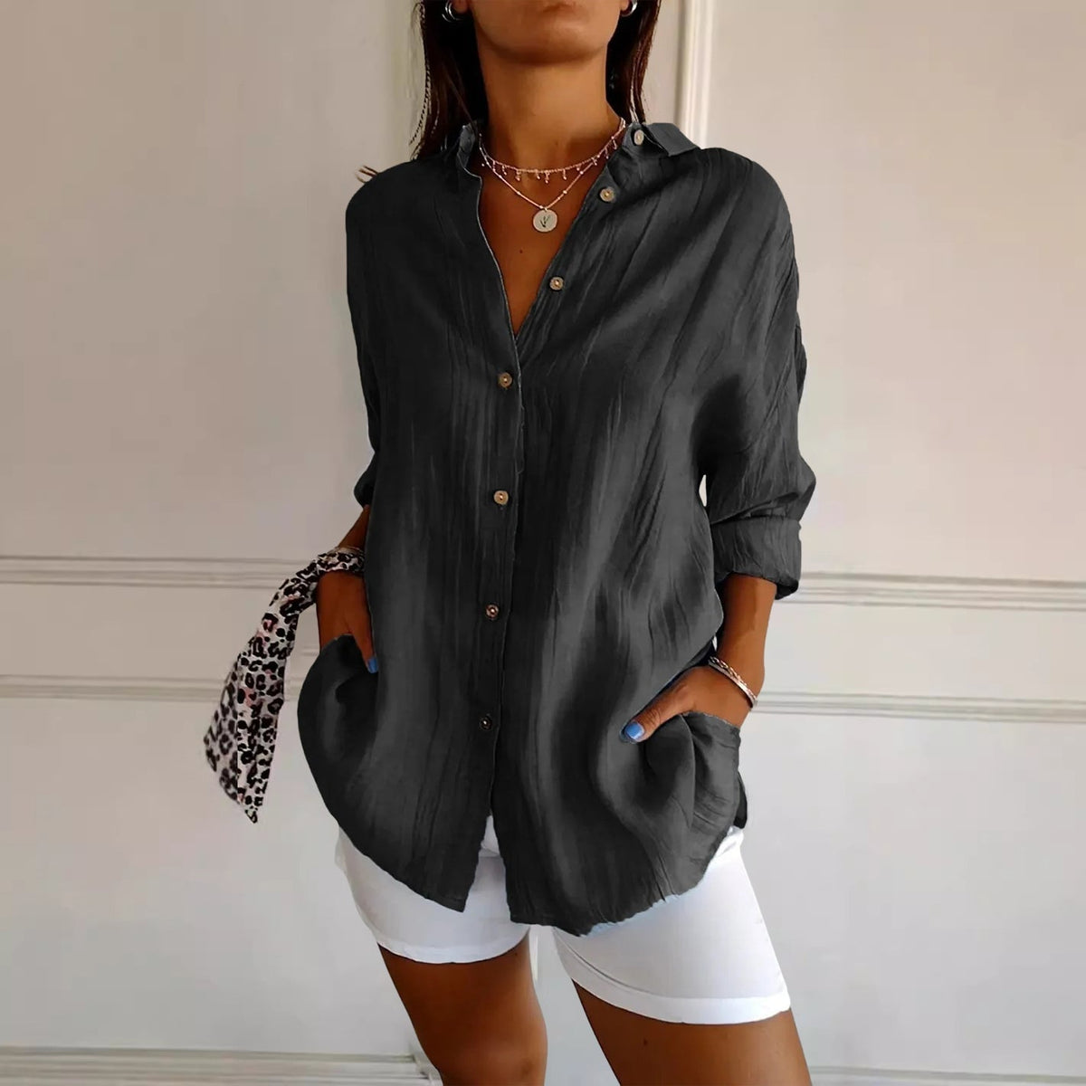 Sofia Amoretti Verona Pleated Shirt