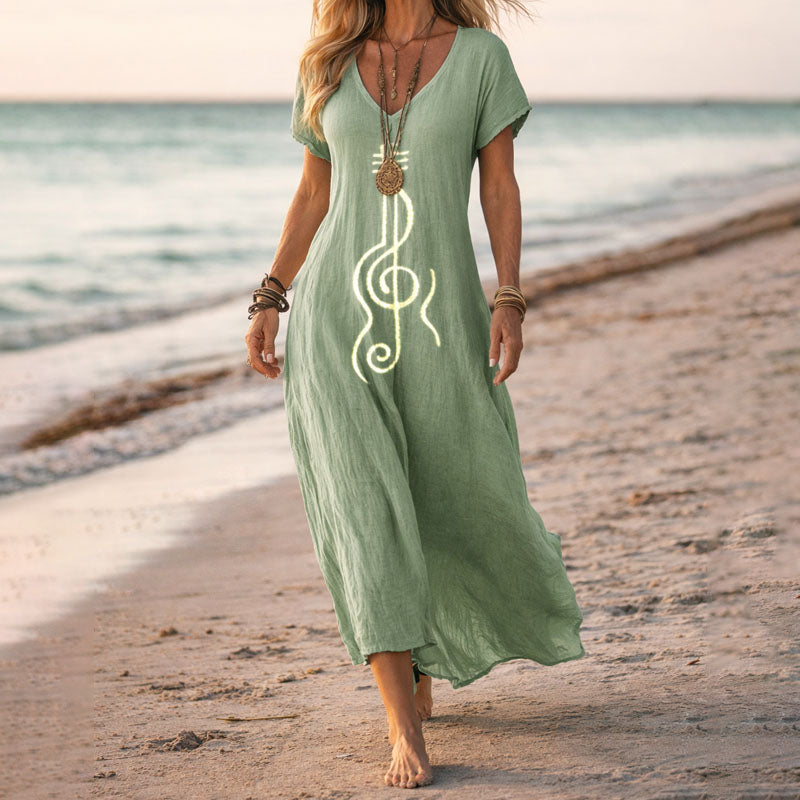 Sofia Amoretti Peace & Petals Maxi Dress