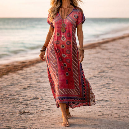 Sofia Amoretti Peace & Petals Maxi Dress