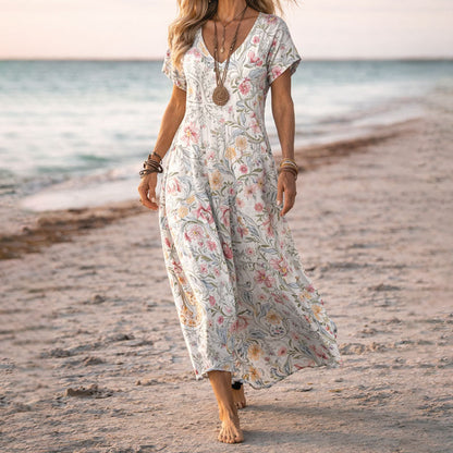 Sofia Amoretti Peace & Petals Maxi Dress